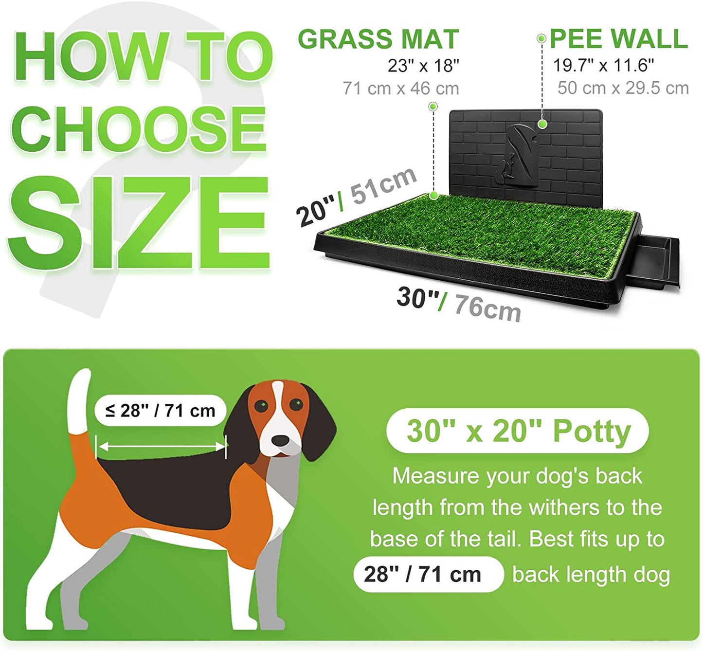 Dog Grass Pee Pads,Bionic Wall,Artificial Grass Bathroom Mat Pet Grass Mat Replacement for Indoor and Outdoor Use
